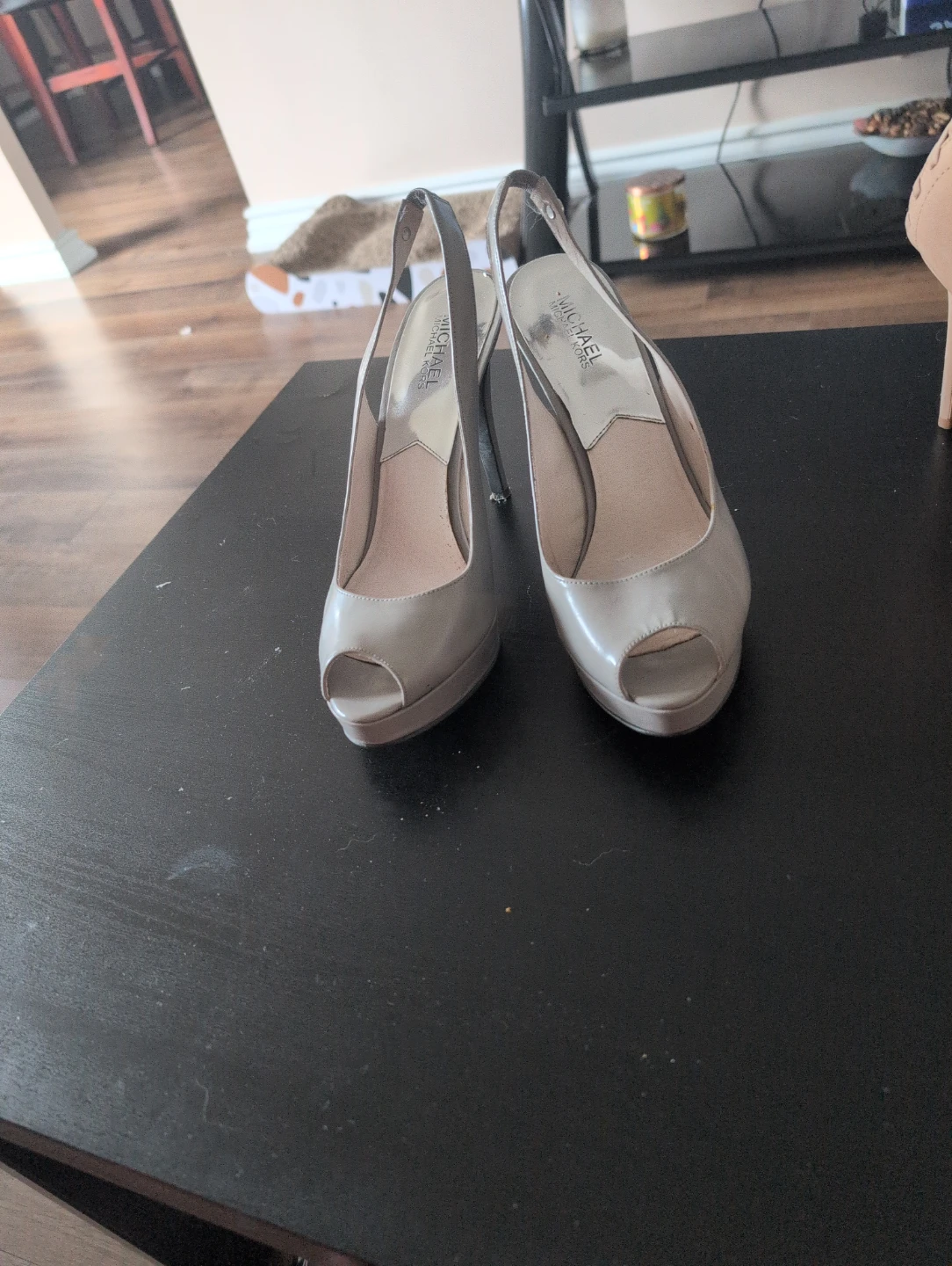 Michael Kors Women's Peep-Toe Slingback Heels - photo 2