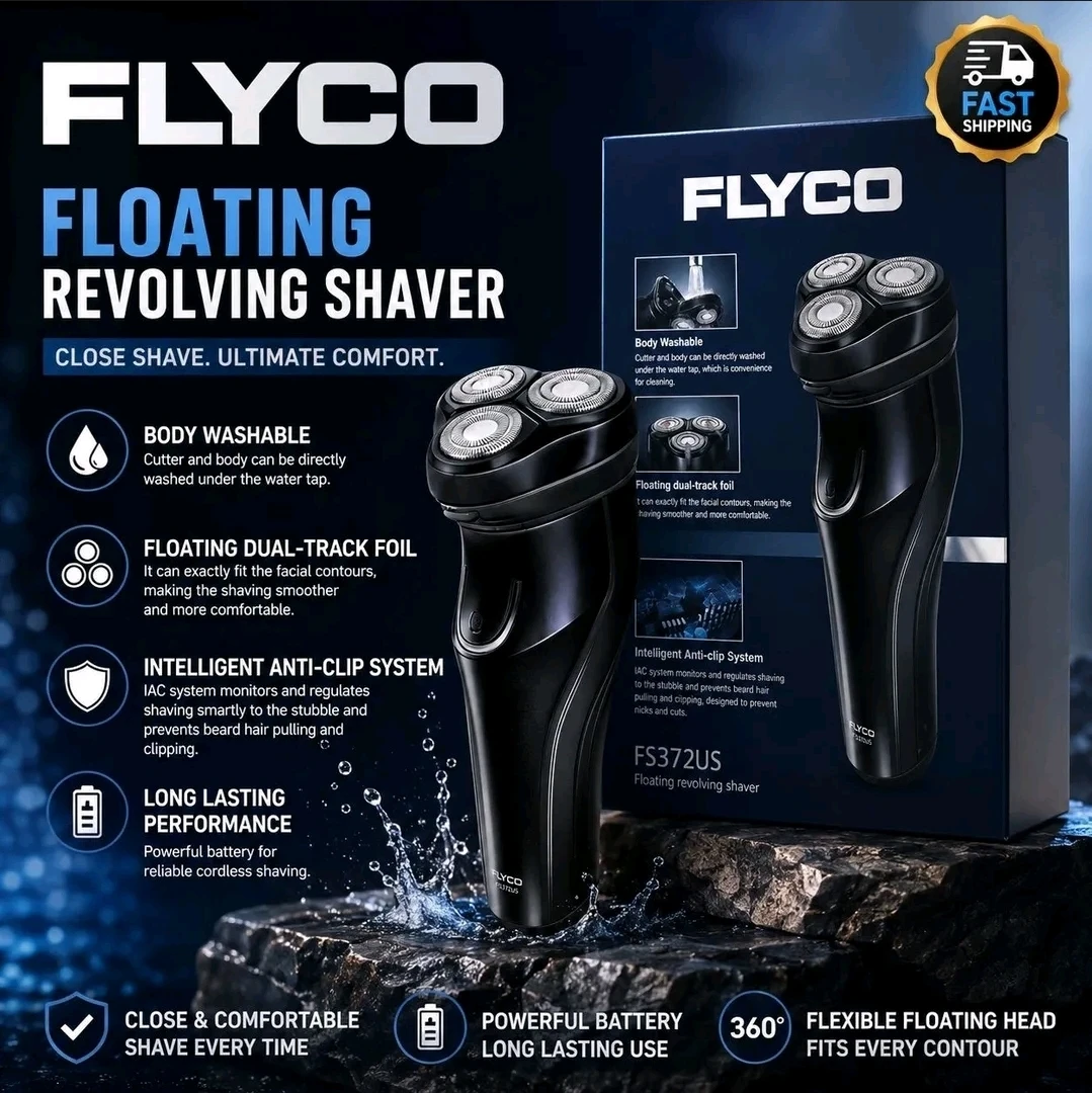 Electric Shaver - Wet & Dry Rotary Razor (New) - photo 2