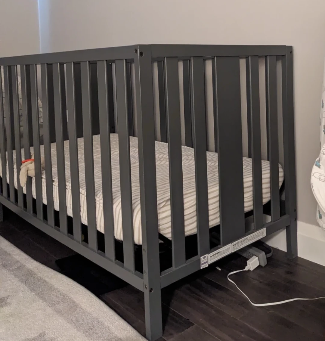 Grey Convertible Crib