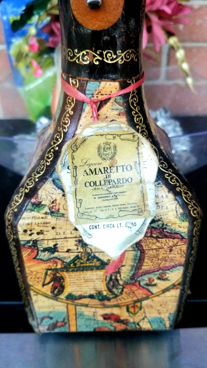 Vintage Fausto Corduri Leather Decanter - photo 3