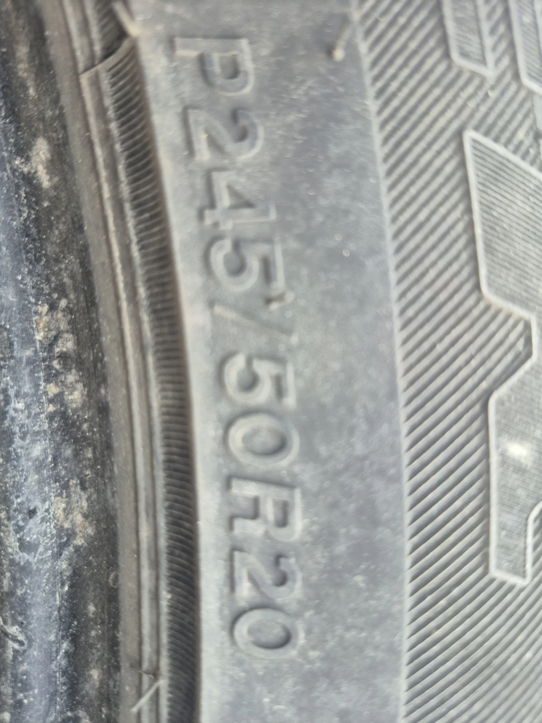 P245/50R20 M+S Tires - Set of 4