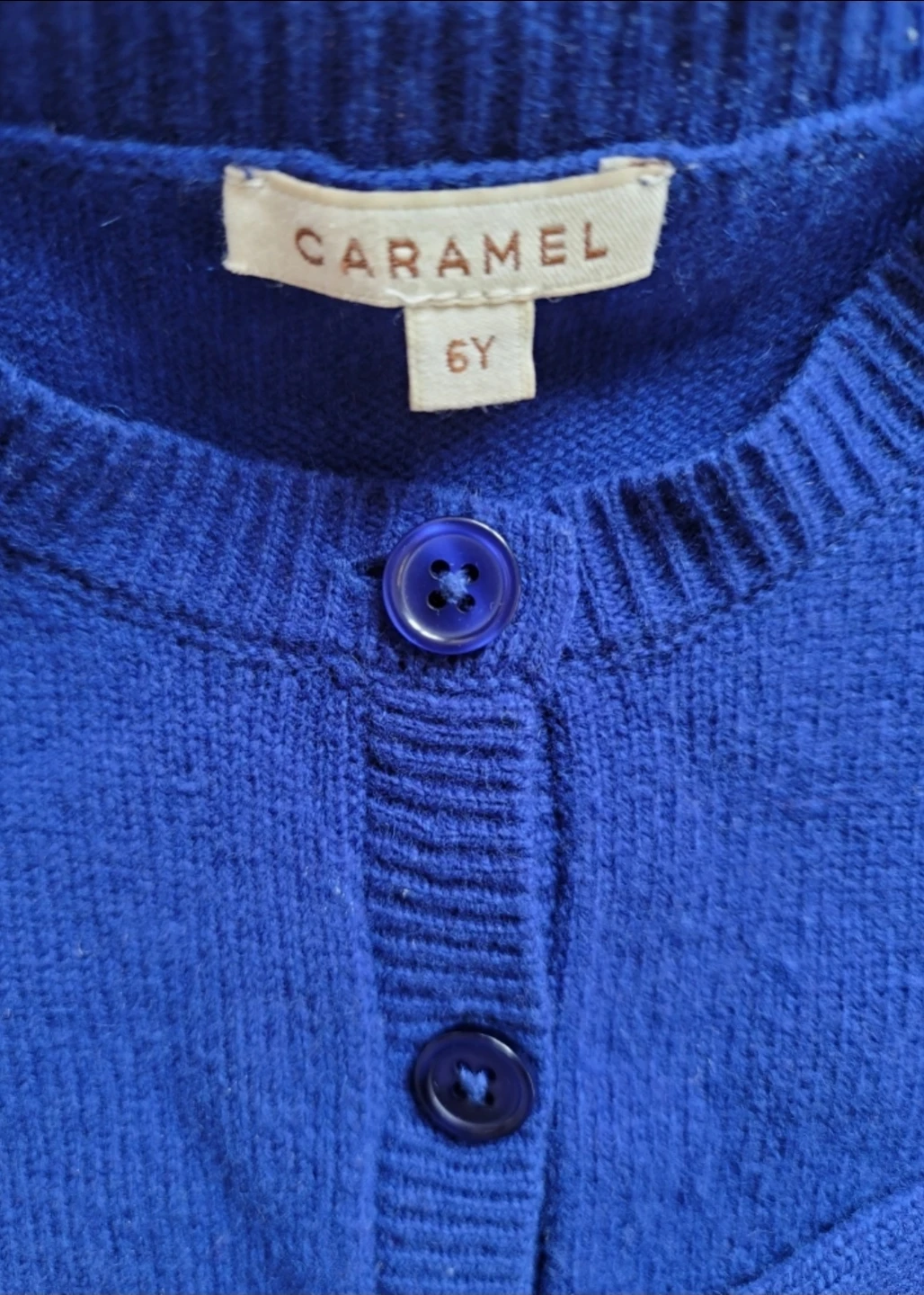 Caramel Blue Cardigan - Size 6Y - photo 3