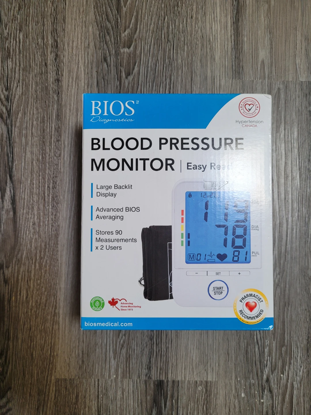 BRAND NEW! BIOS Blood Pressure Monitor