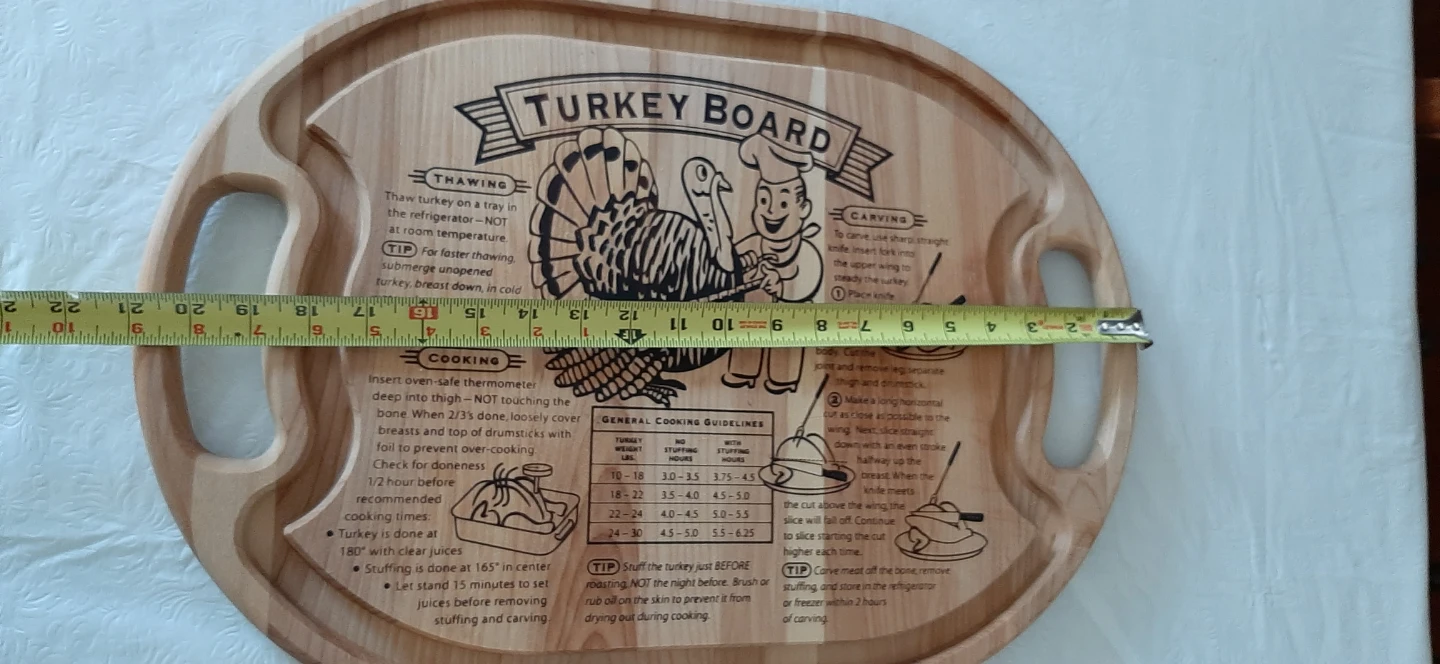 Wood Turkey Carving Board-New - photo 2