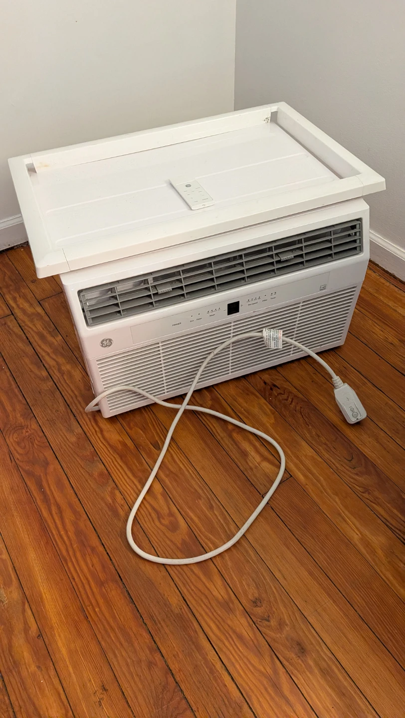 GE Air Conditioner Wall Unit with Remote and Frame