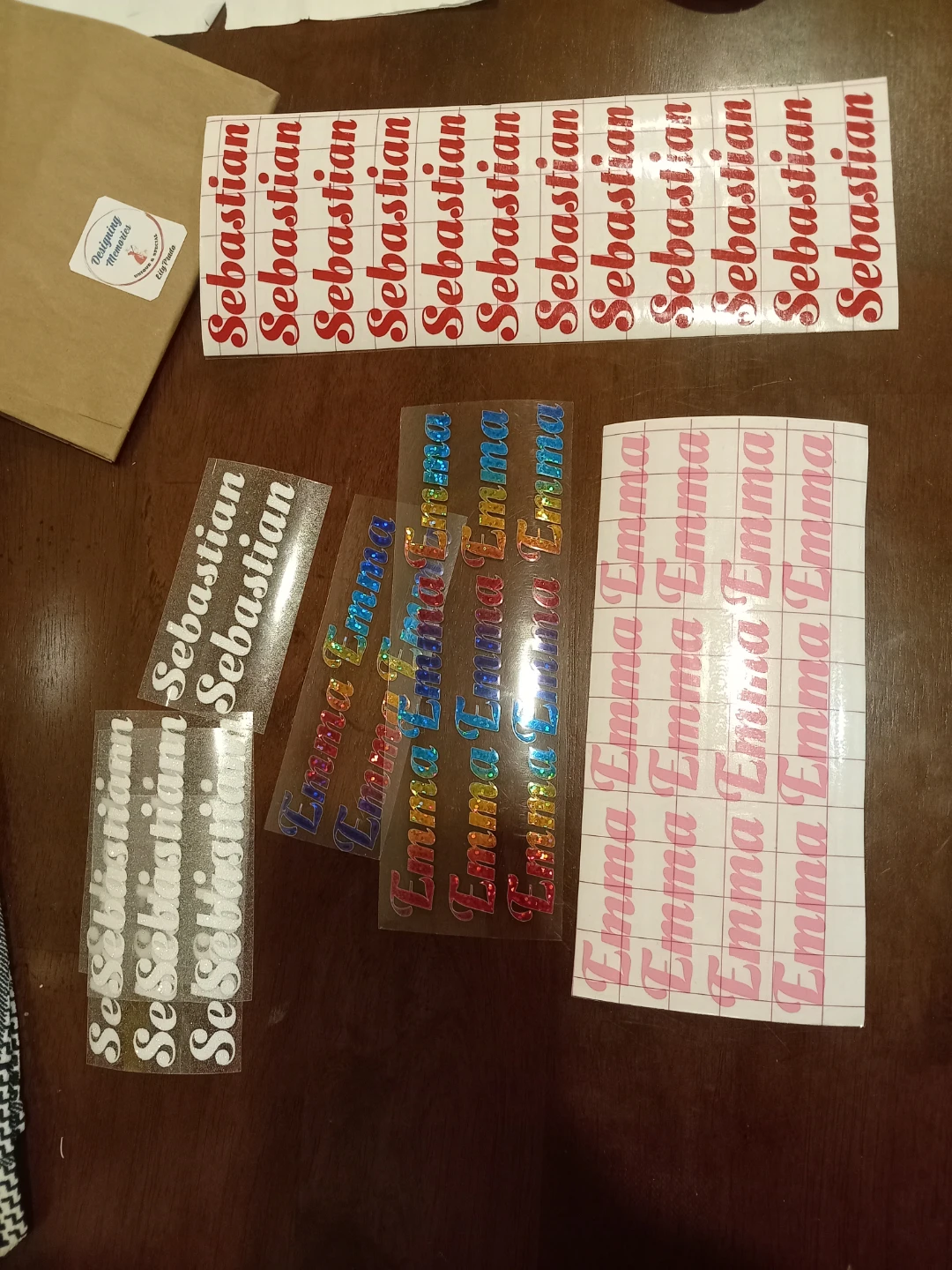 Personalized Name Stickers