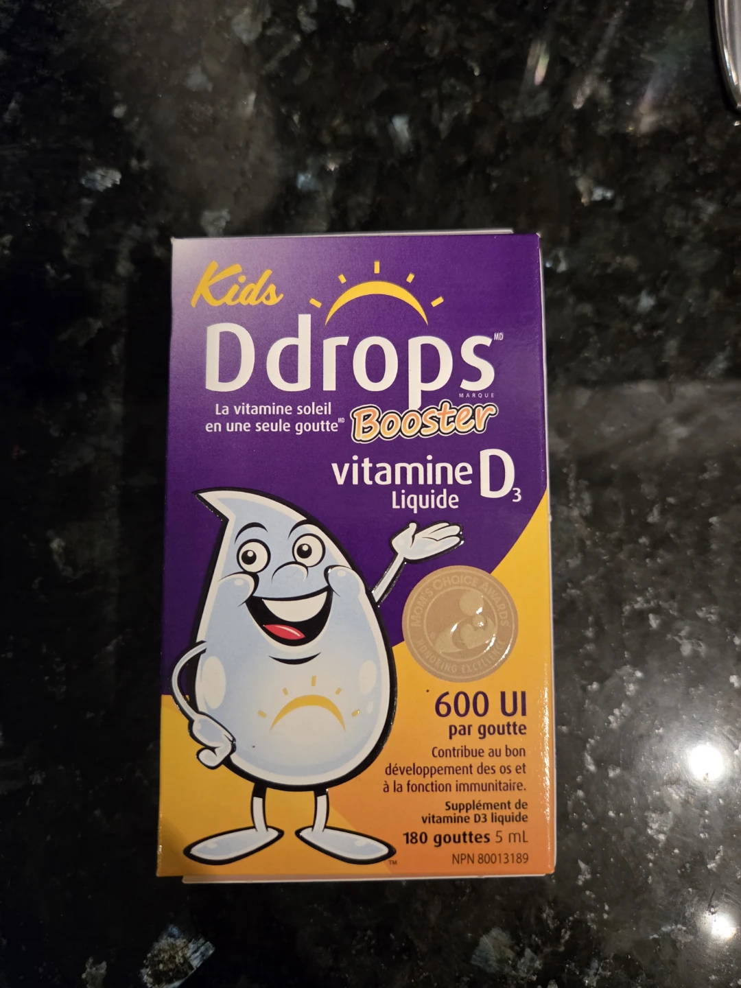 Ddrops Booster Vitamin D3 Liquid 600 IU