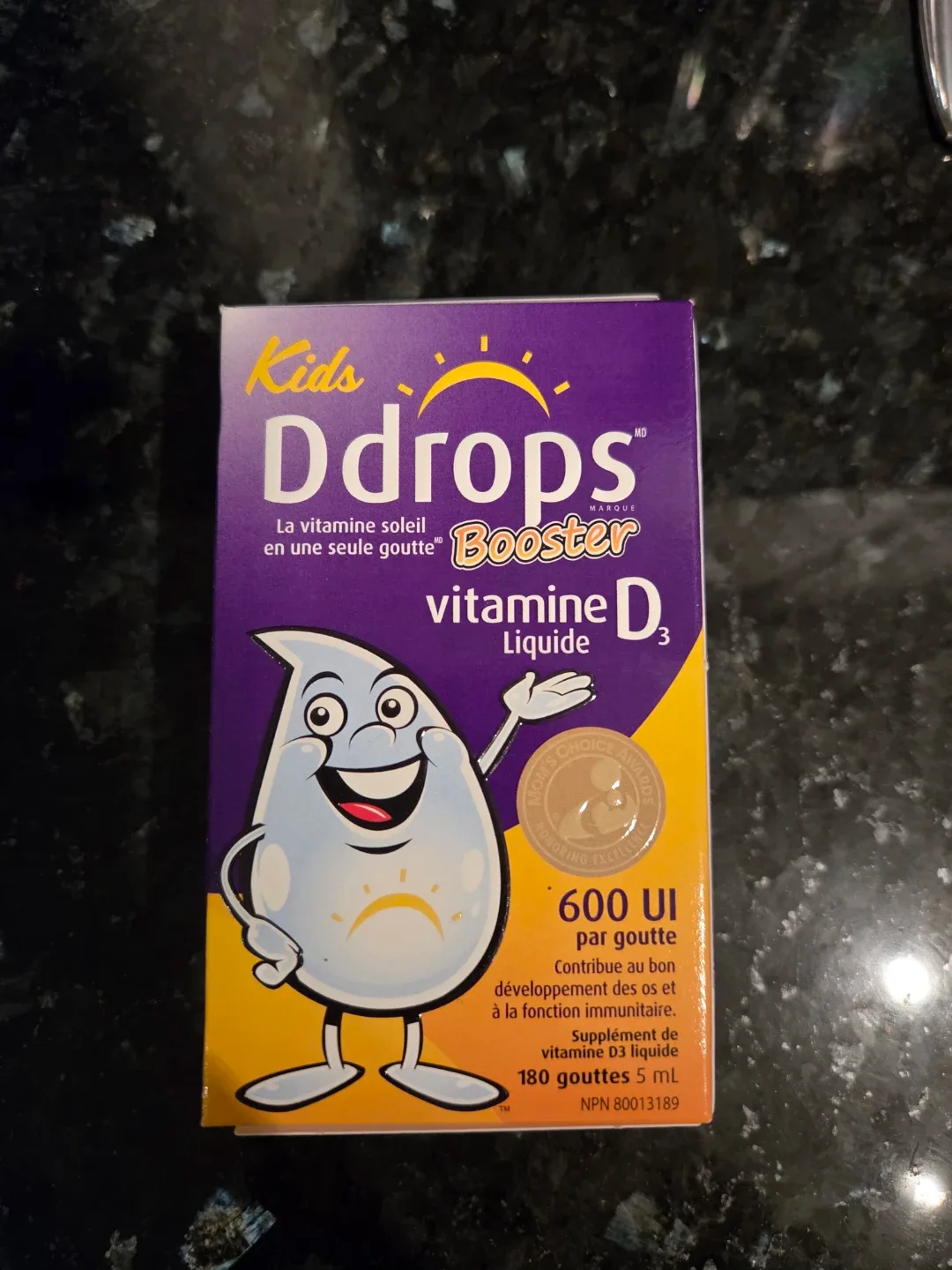 Ddrops Booster Vitamin D3 Liquid 600 IU