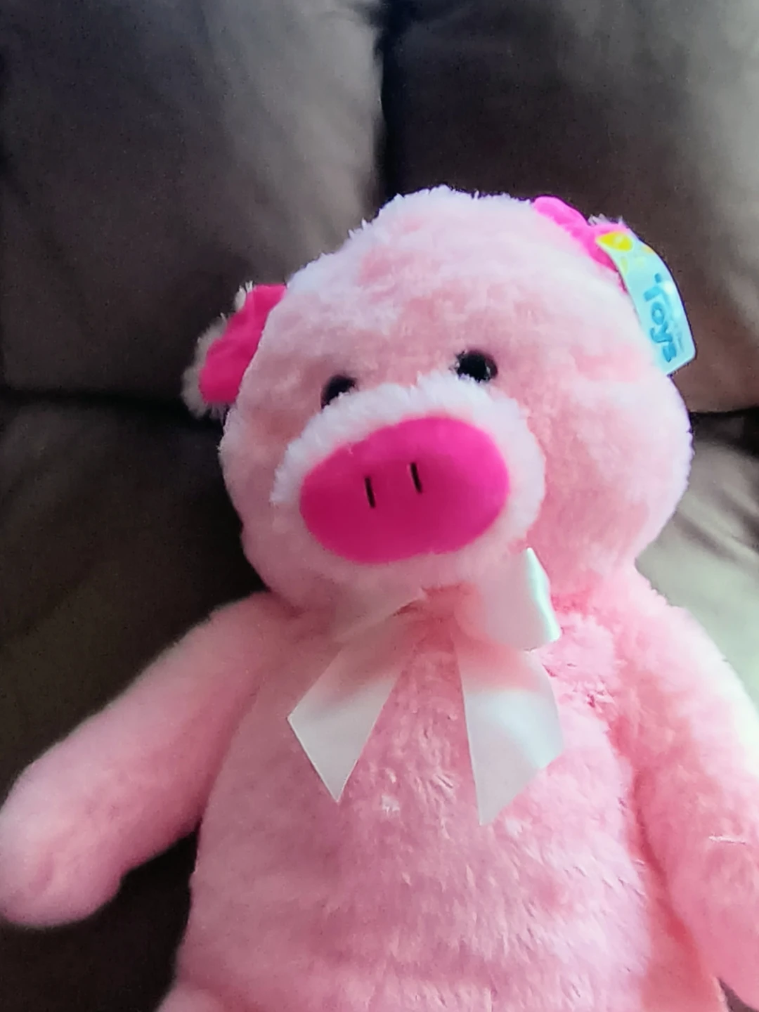 Large plush pig 26 long with tag - photo 2