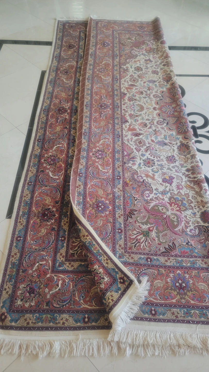 Persian Silk wooven wrapped hand knotted vegetable dye - photo 2