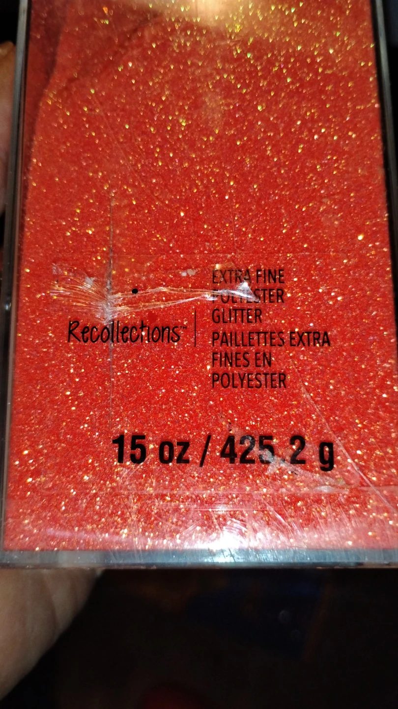 Recollections Glitter Coral 15 oz