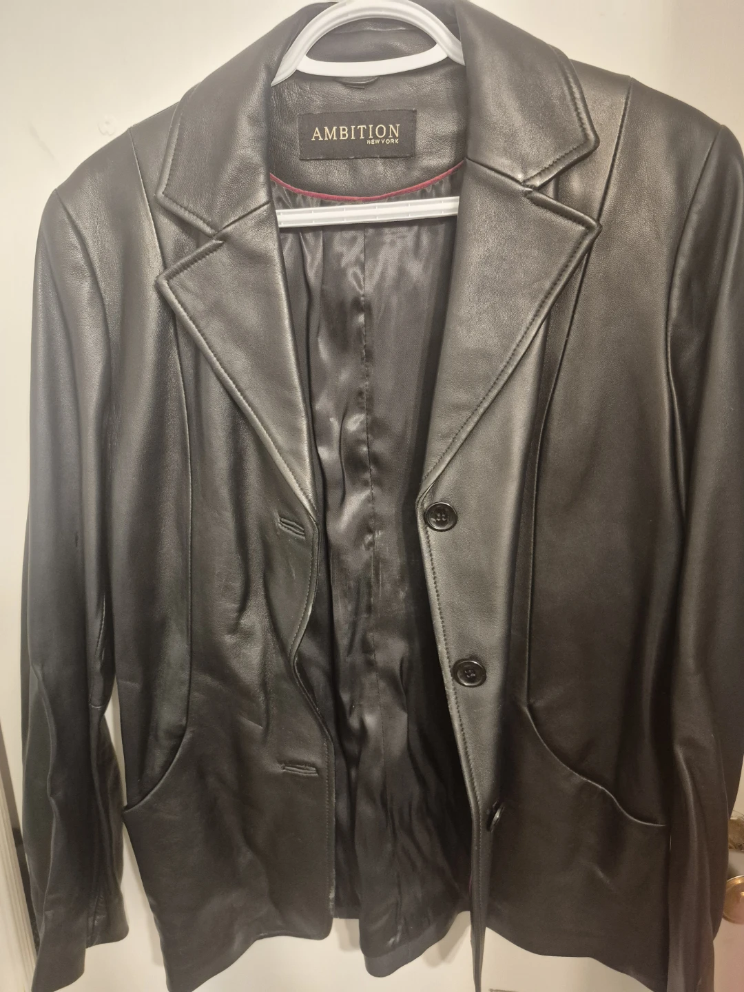 Ambition New York Leather Blazer