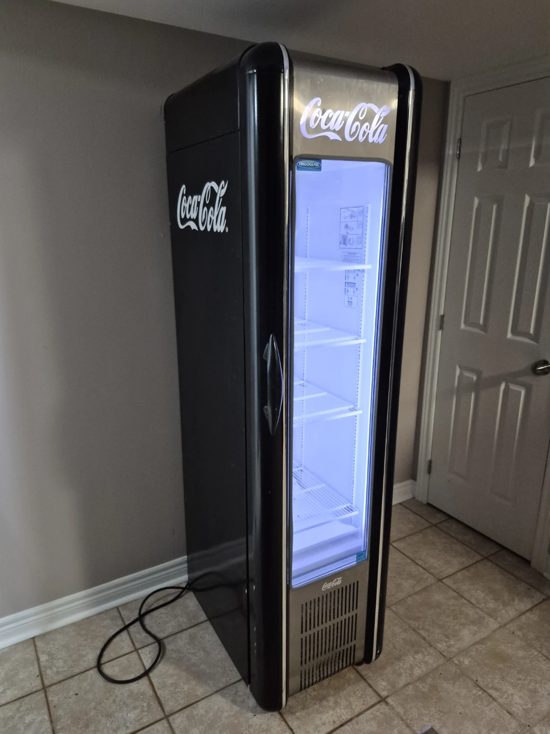 Commercial Coca-Cola refrigerator
