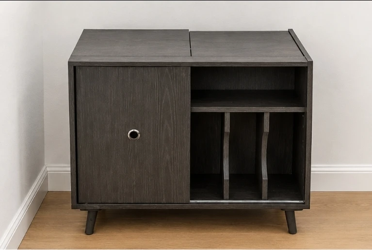 NEW Okstenck Storage Filing Cabinet with Sliding Door Lift Top - photo 2