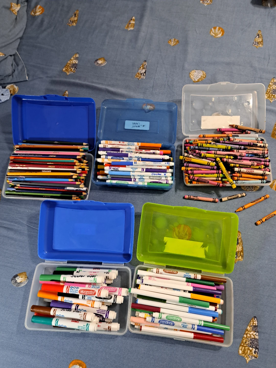 Crayola Colored Pencils, Crayons, and Markers Set