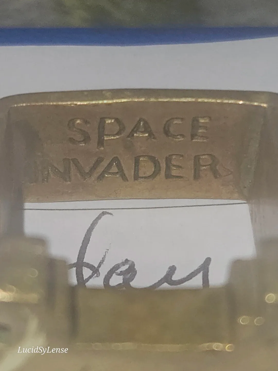 Space Invader MAFIA Brass Ring - photo 2