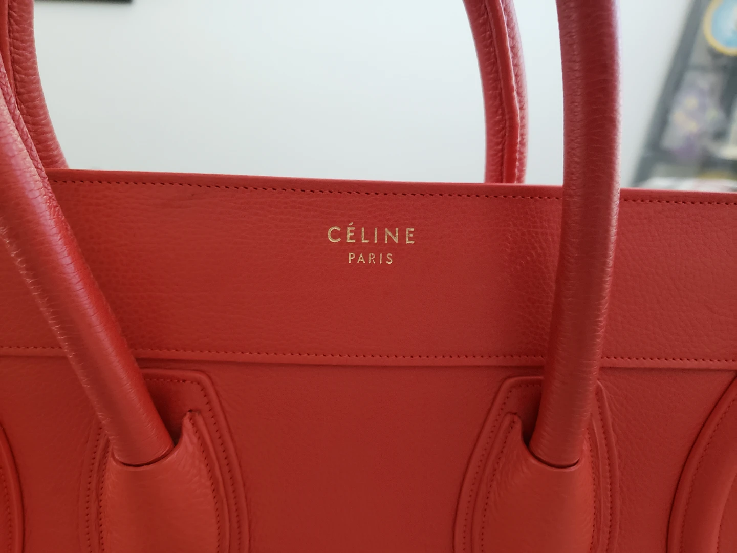 Celine Red Leather Handbag - photo 4