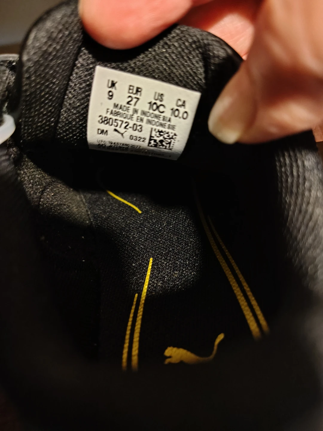 New Puma Toddler Shoes - Black - Sz 10.0 - photo 3