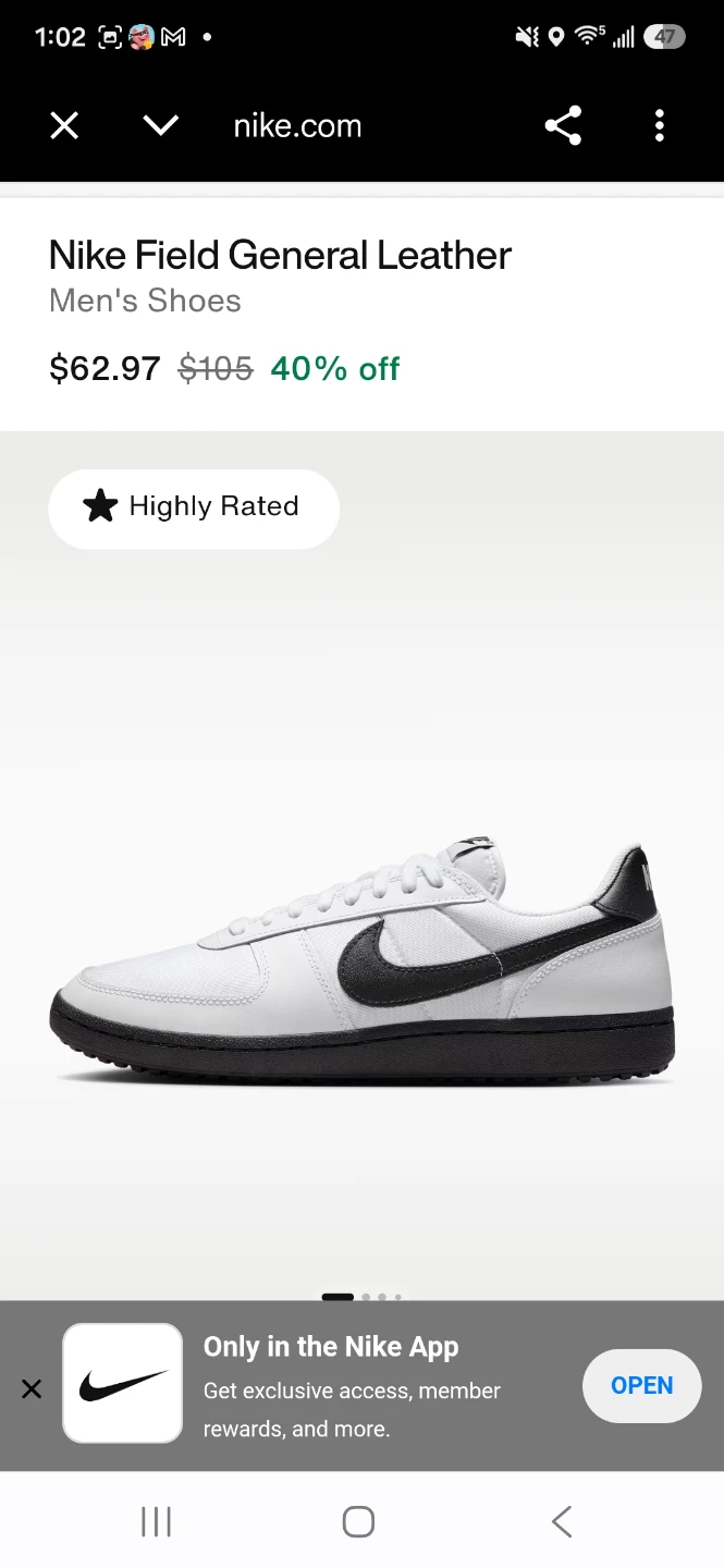 Nike Field General Leather Men's Shoes
