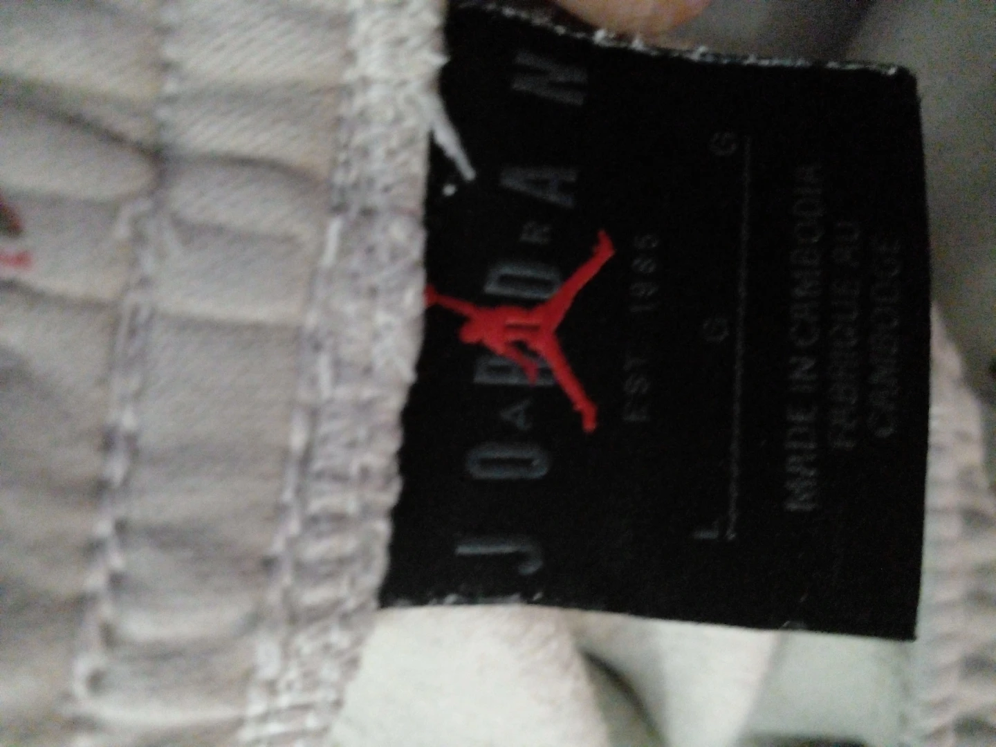 Jordan Sweatpants Grey Jumpman Logo Size S