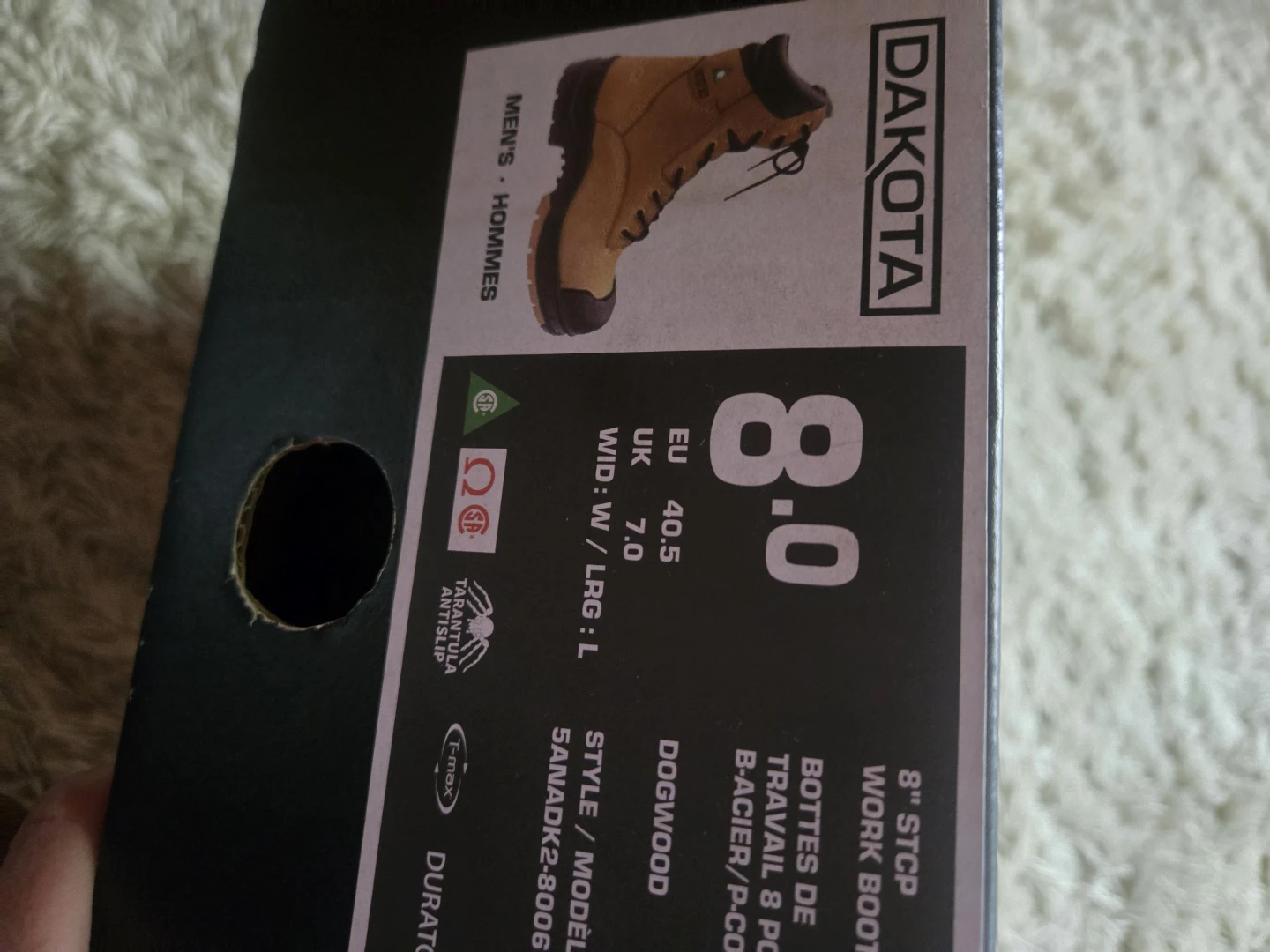 Dakota 8" Work Boots