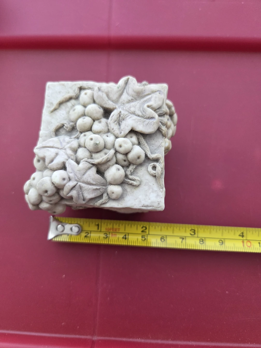 Vintage Decorative Trinket Boxes with Grape Design - photo 5