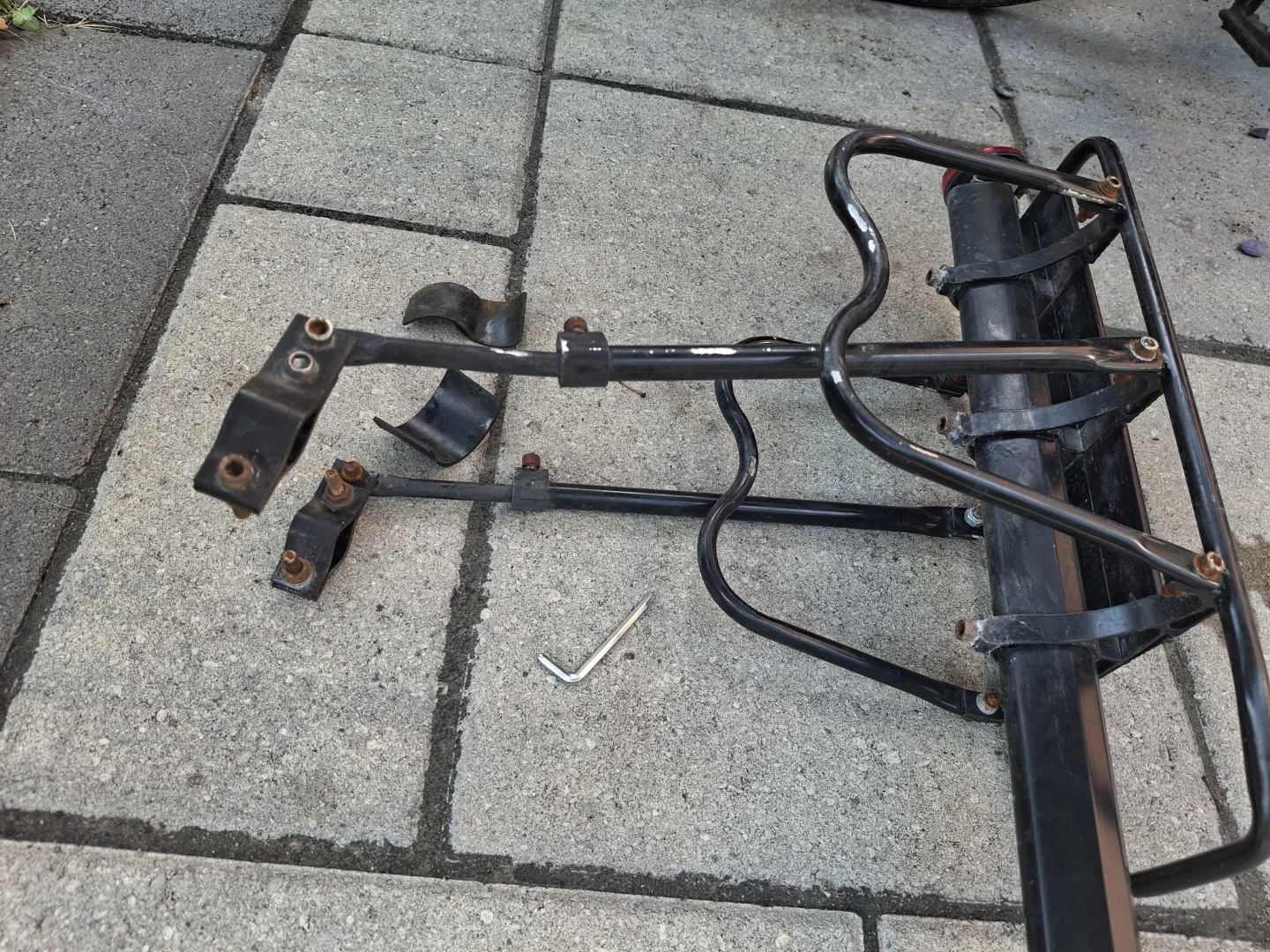 Black Bike Rear Rack - photo 2