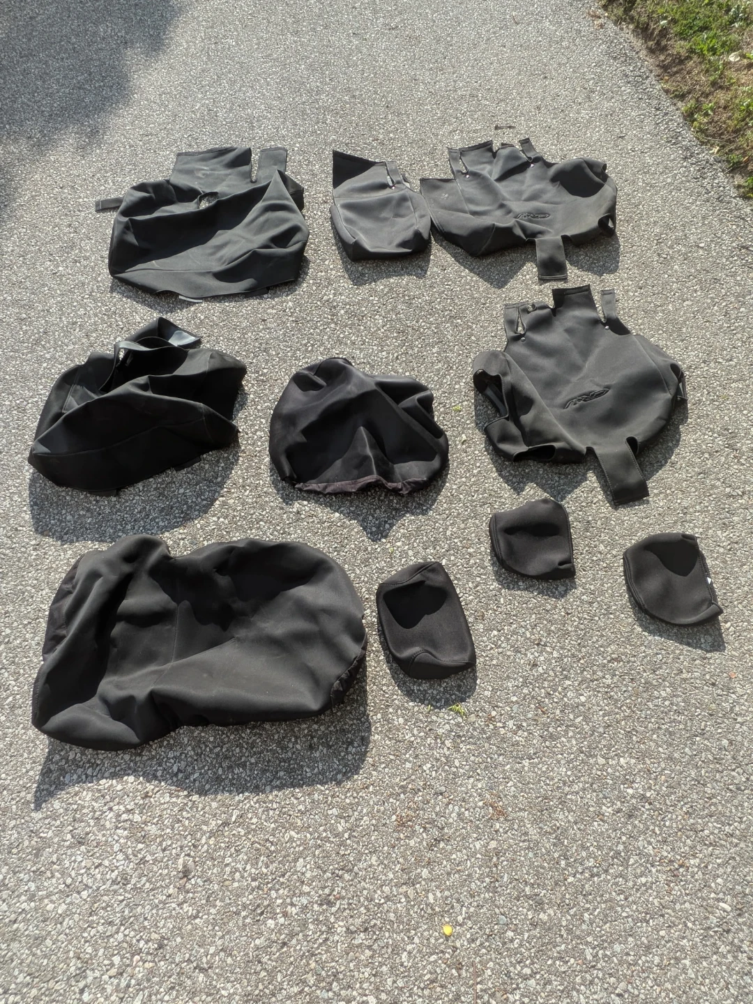 Black Car Seat Covers Set ( Honda CRV ) - photo 2