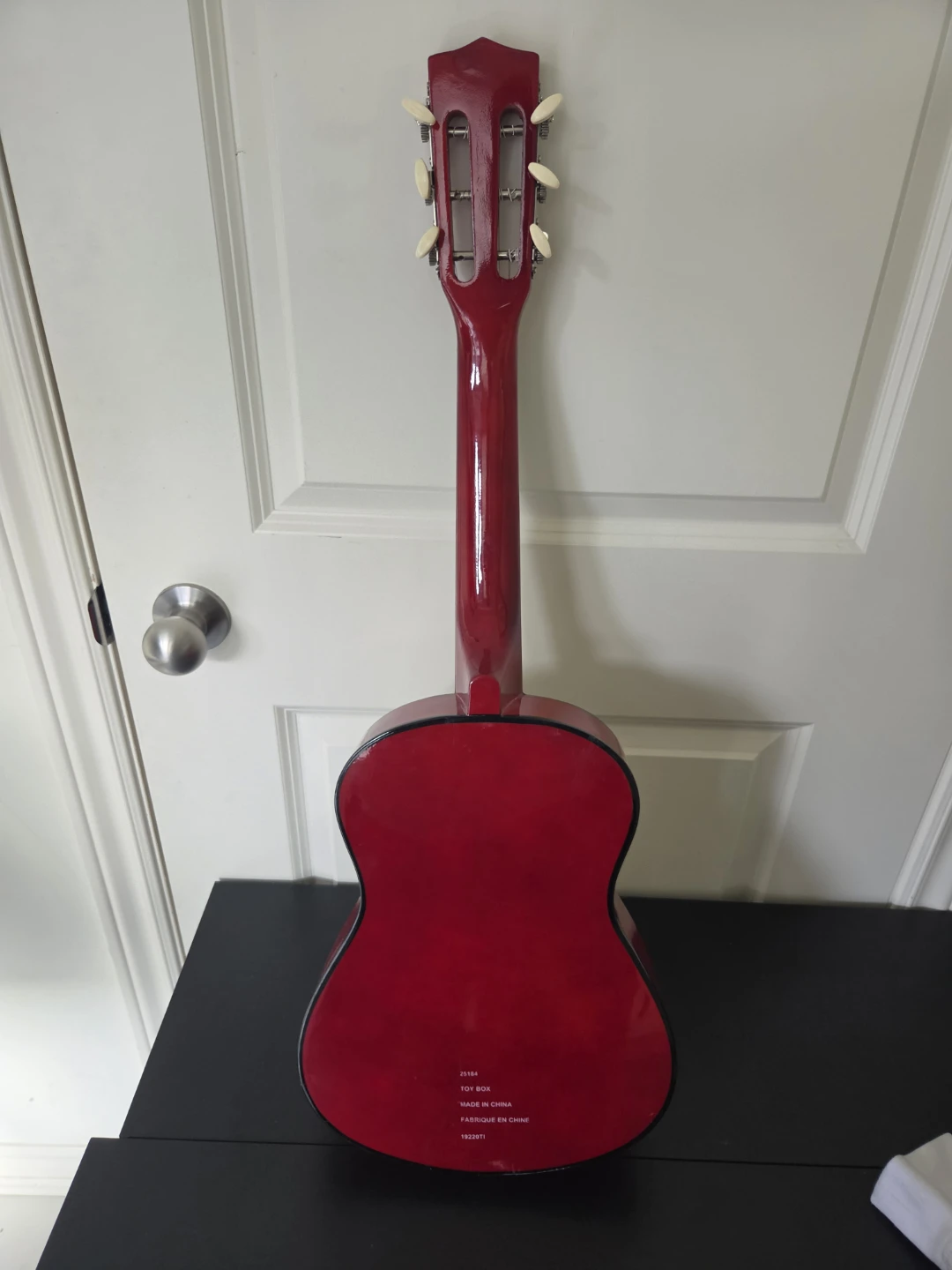 Kid's Red and Natural Acoustic Guitar - photo 2