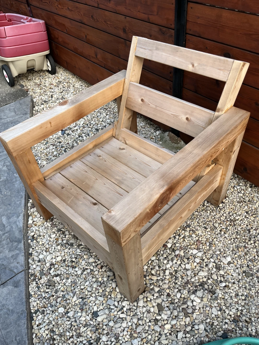 Handcrafted Solid Cedar  Lounge Chair Unfinished - photo 2