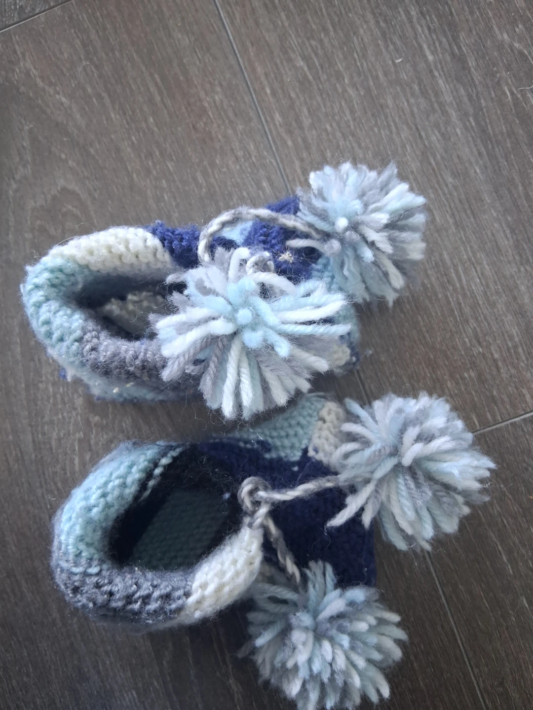 Hand-knitted Baby Booties