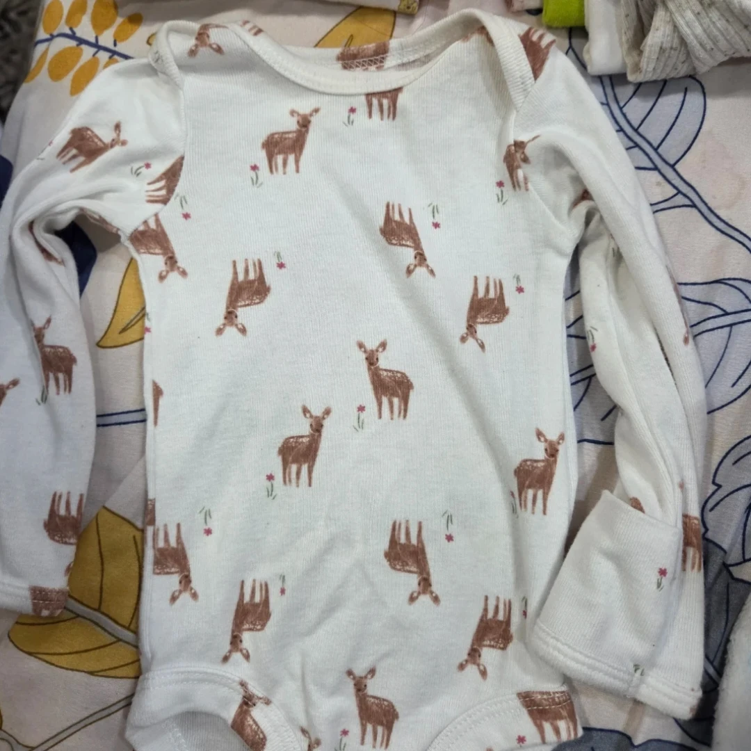 Carter's Baby Onesies and Hooded Jacket Set