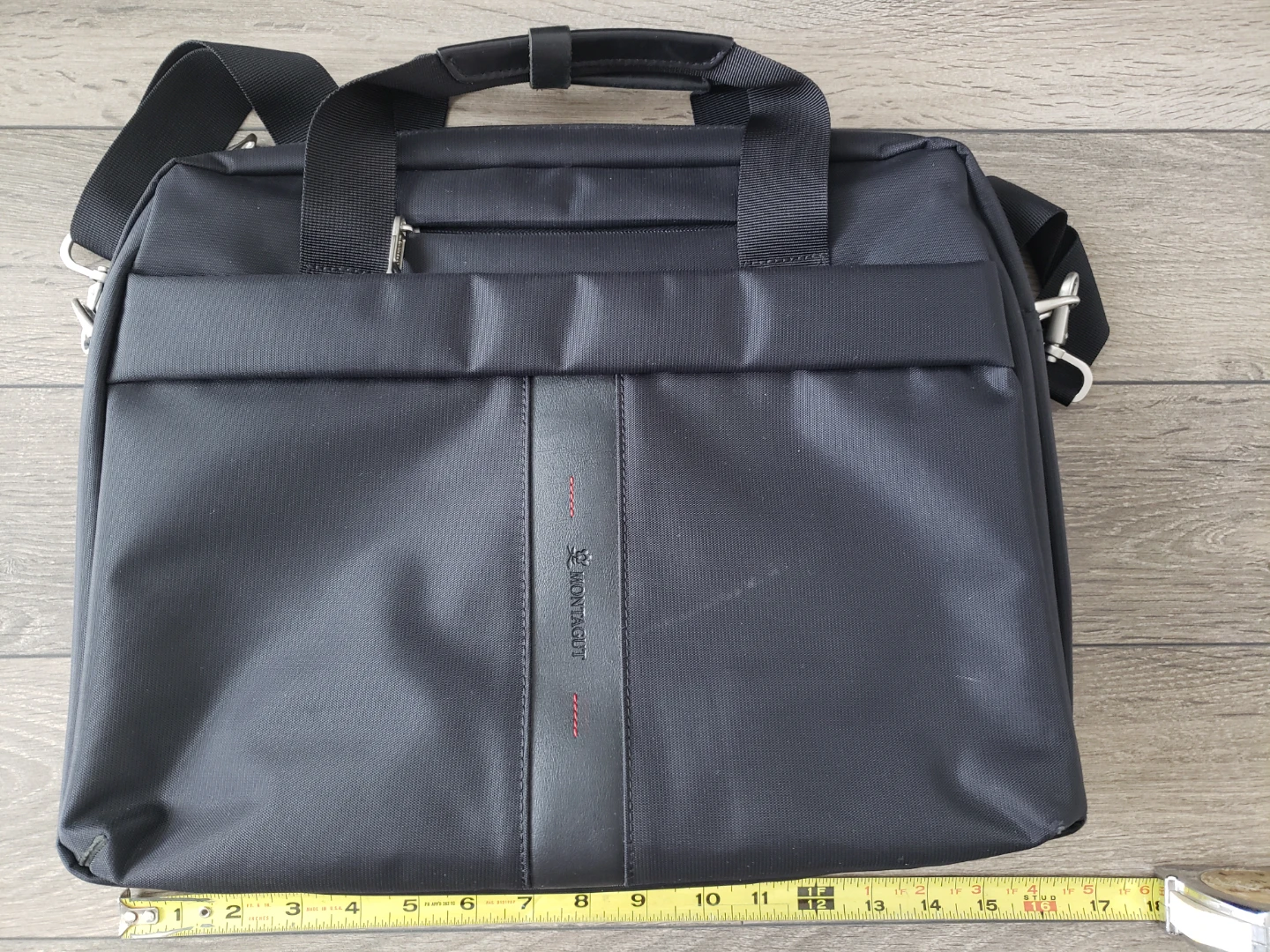 Montagut Black Laptop Bag