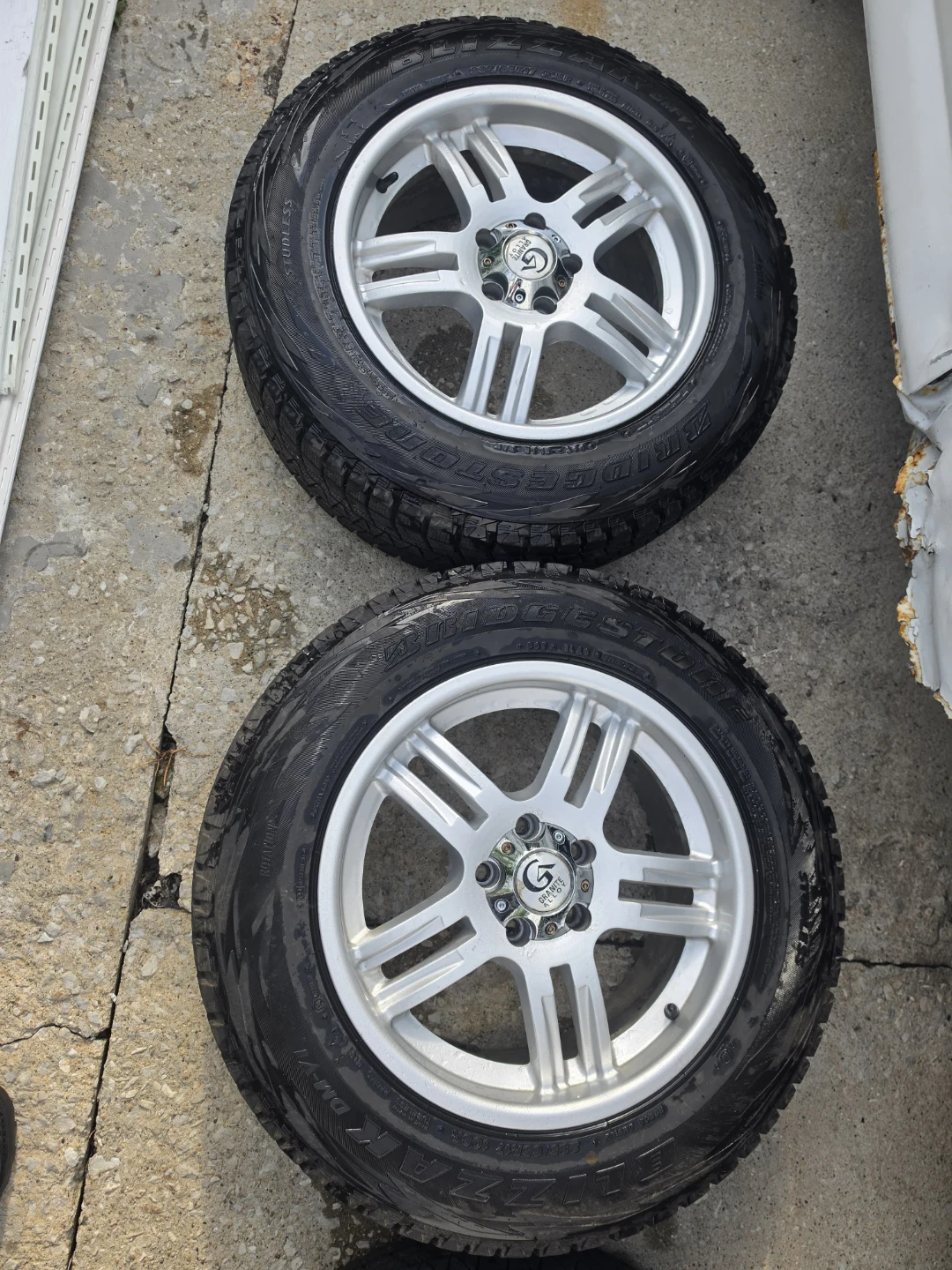 17 inch granite alloy rims wheels 5x114.3 5x4.5 bridgestone - photo 4