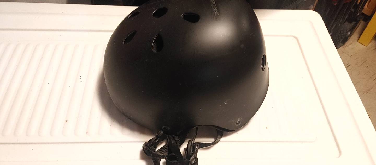 Black Skateboard Helmet