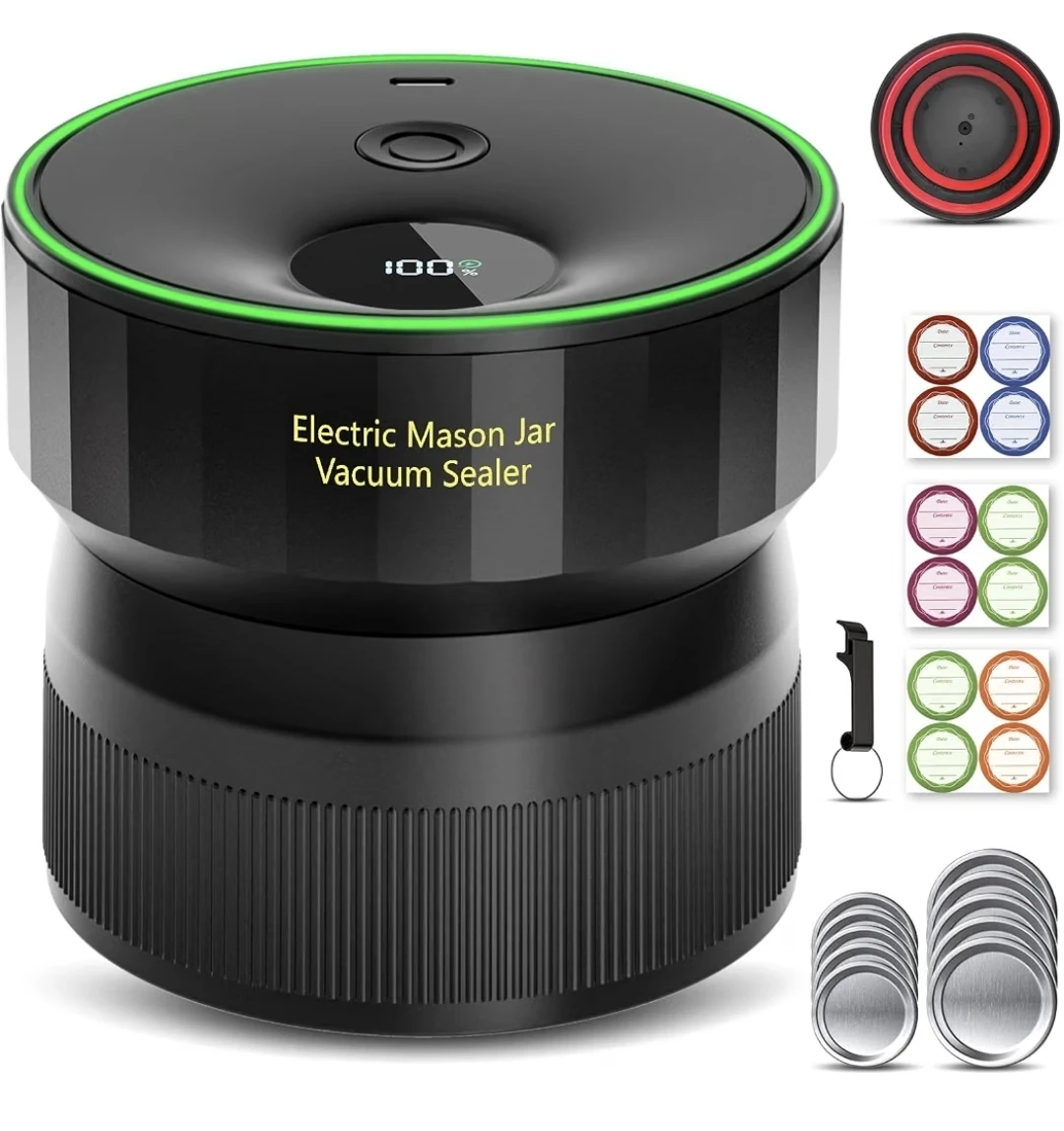 Electric Mason Jar Vacuum Sealer VP09 - photo 2