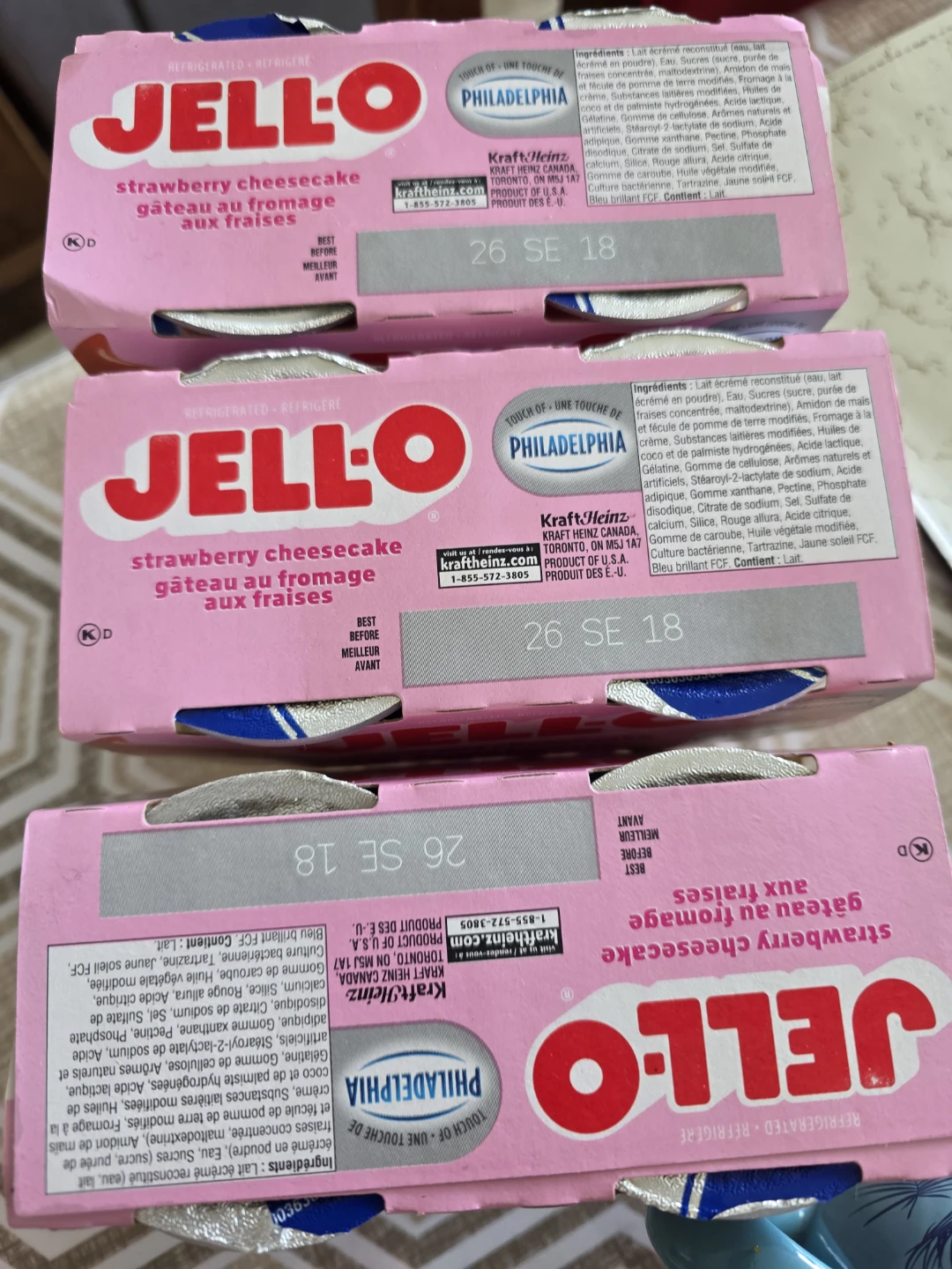 Jell-O Strawberry Cheesecake 4 Pack - photo 2