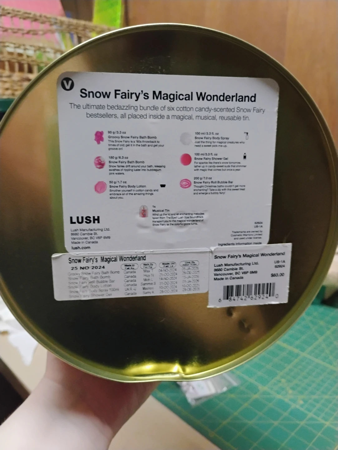 Lush Snow Fairy's Magical Wonderland Gift Tin - photo 4
