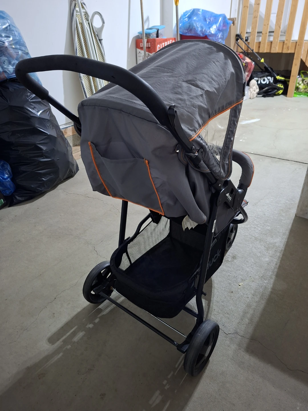 Hauck Grey & Orange Stroller - photo 2