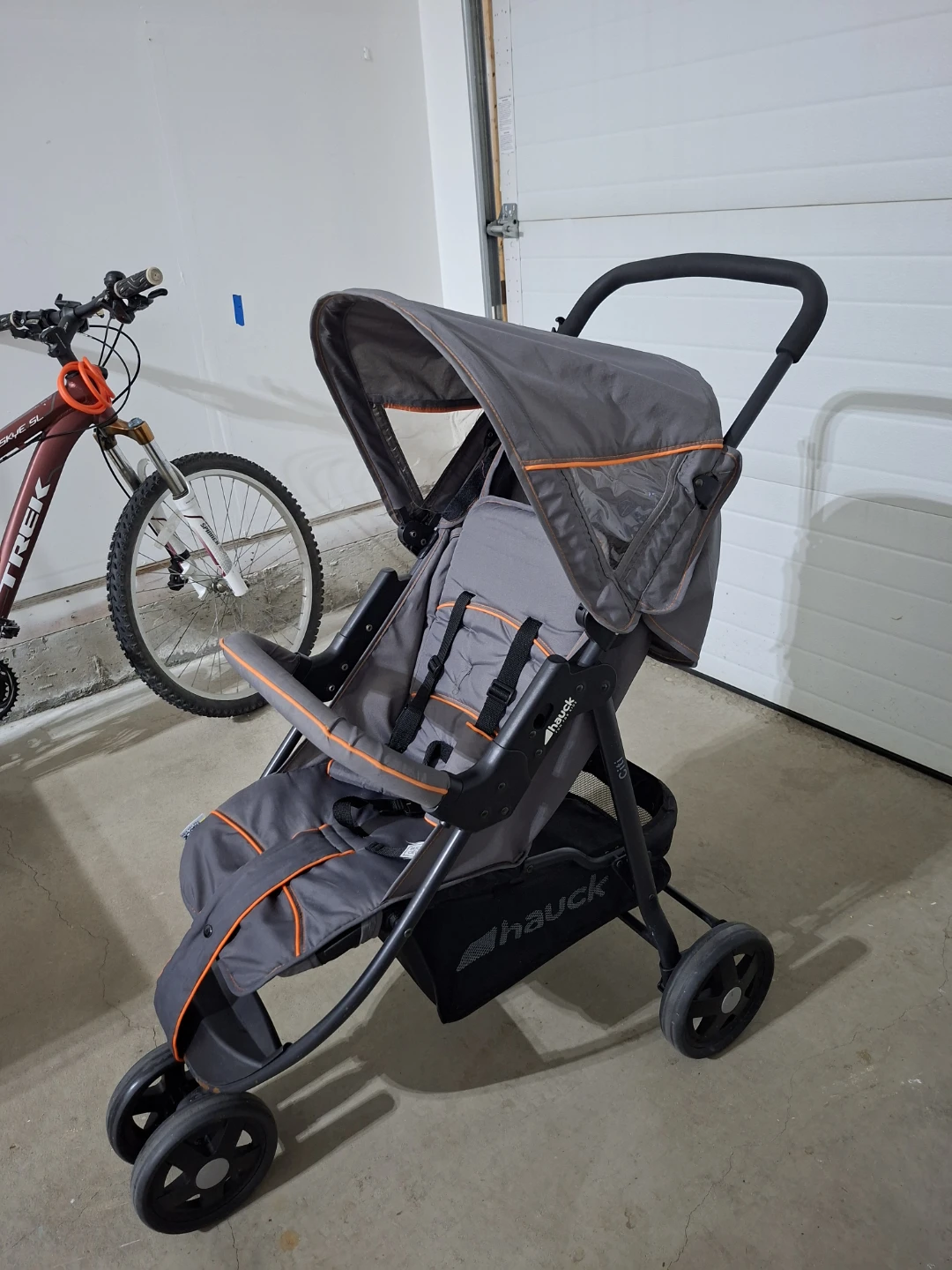 Hauck Grey & Orange Stroller - photo 3