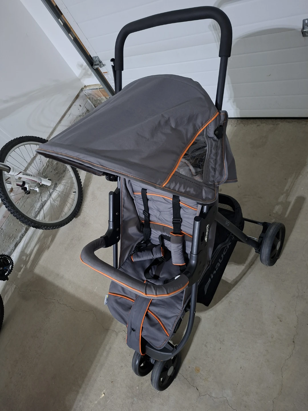 Hauck Grey & Orange Stroller - photo 4