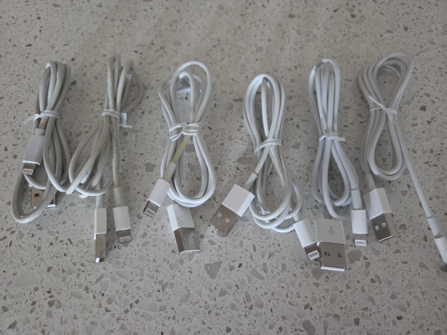 6 iPhone Lightning Charging Cables Bundle