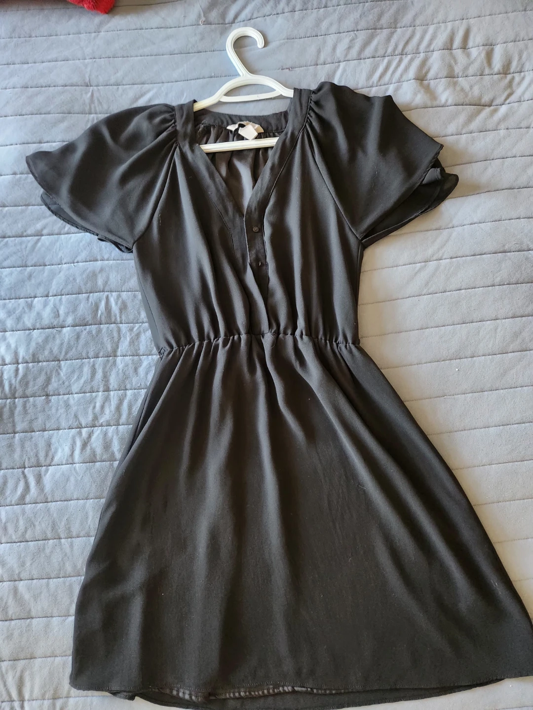 Black Short Sleeve Dress