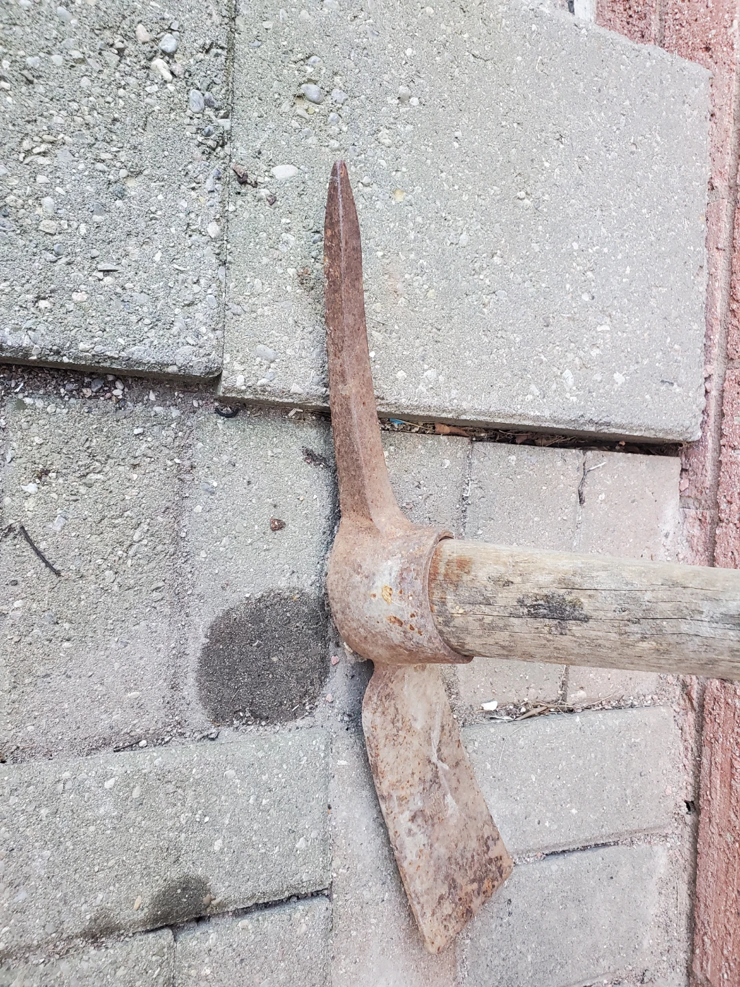Pickaxe with Wooden Handle - photo 5