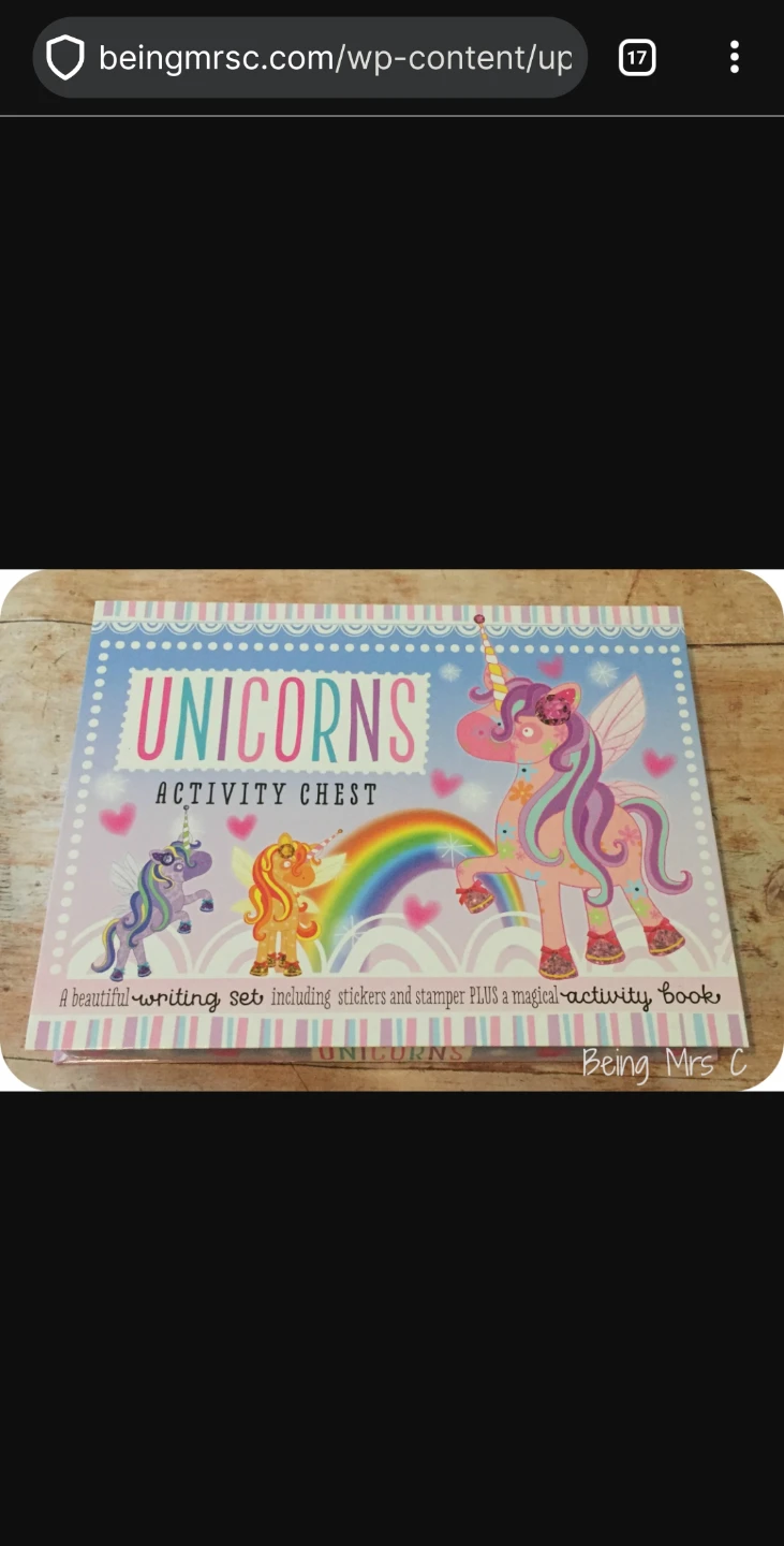 Unicorns Activity Chest Writing Set - photo 3