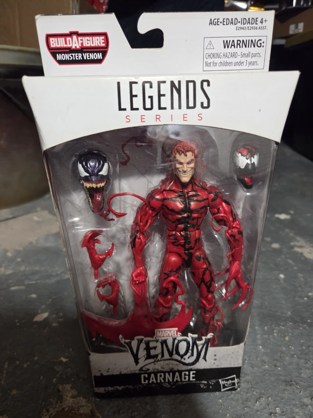 Marvel Legends Venom Carnage Action Figure - photo 2