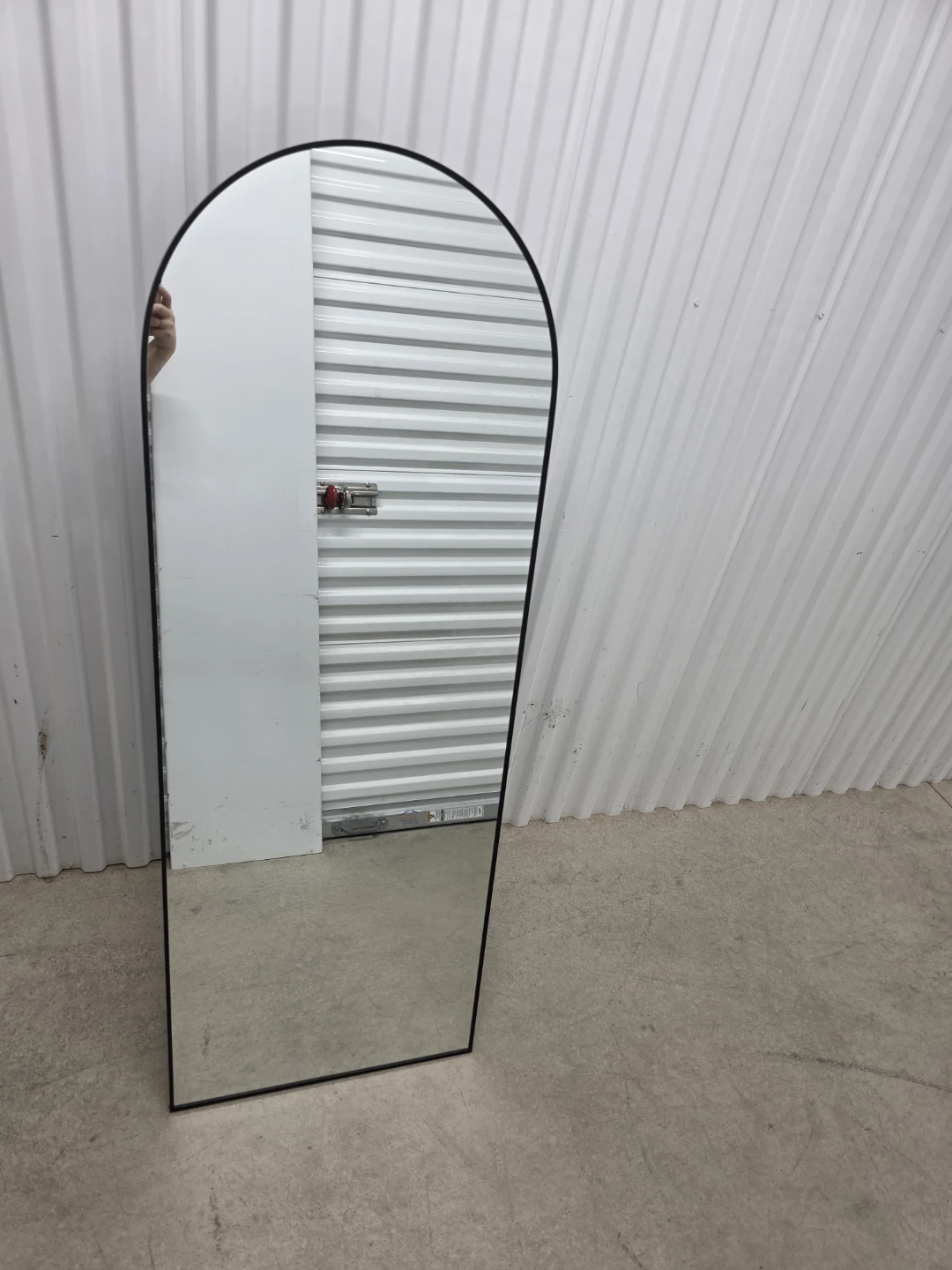 Arch Top Full Length Mirror with Stand