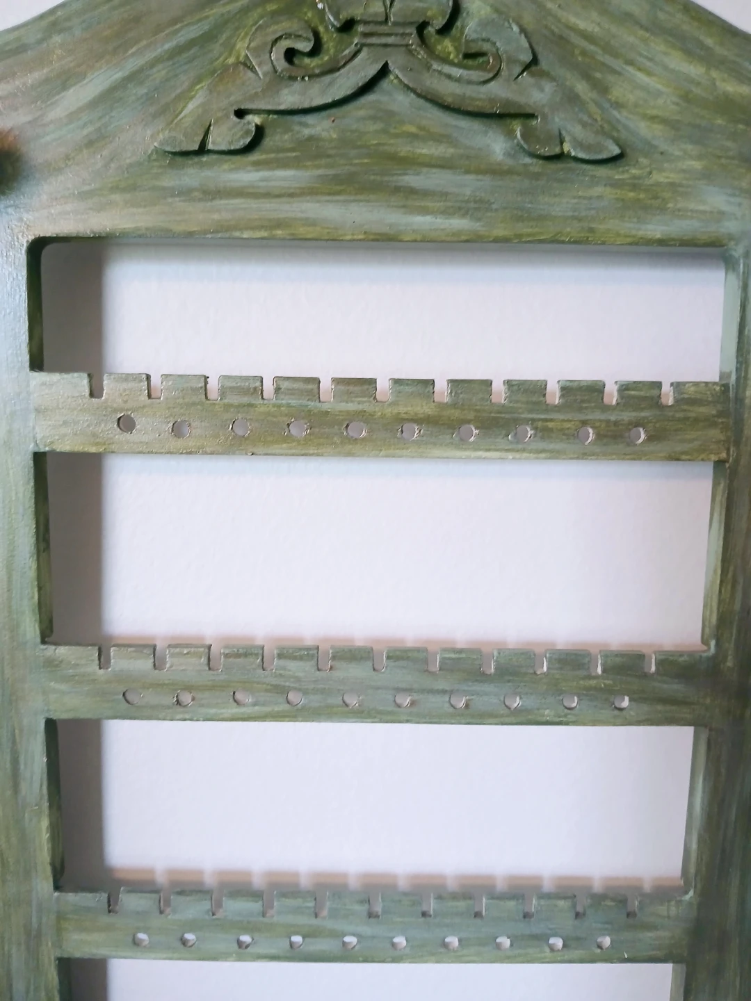 Green Wooden Jewellery Organizer Stand - photo 2