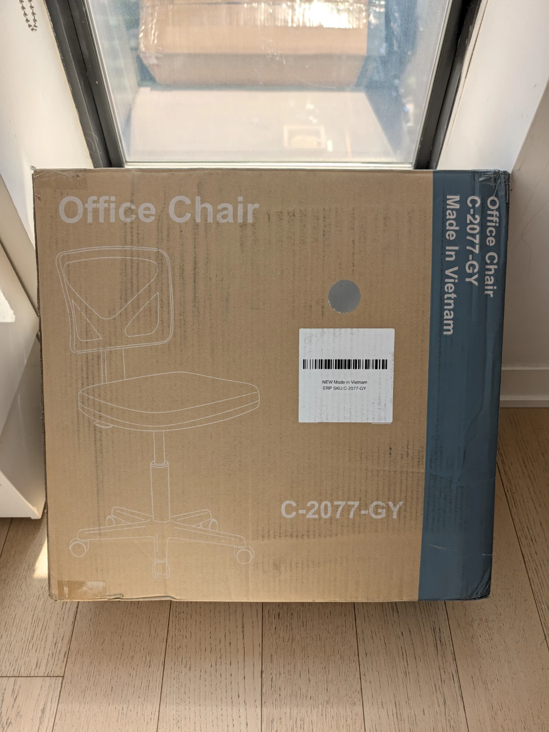 Gray Mesh Office Chair C-2077-GY - photo 2