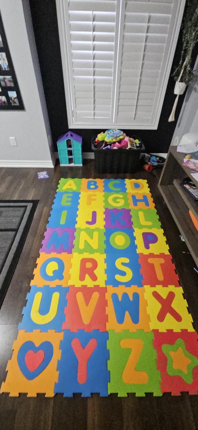 Alphabet Foam Play Mat Tiles